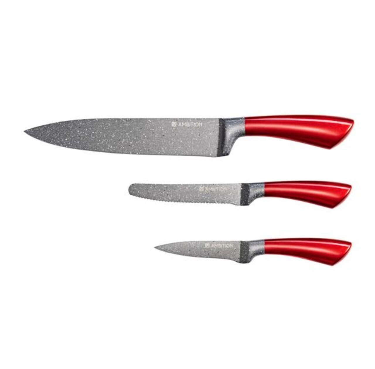 Set cutite 3 piese Jasper Vegetable, Ambition, inox - imagine 3
